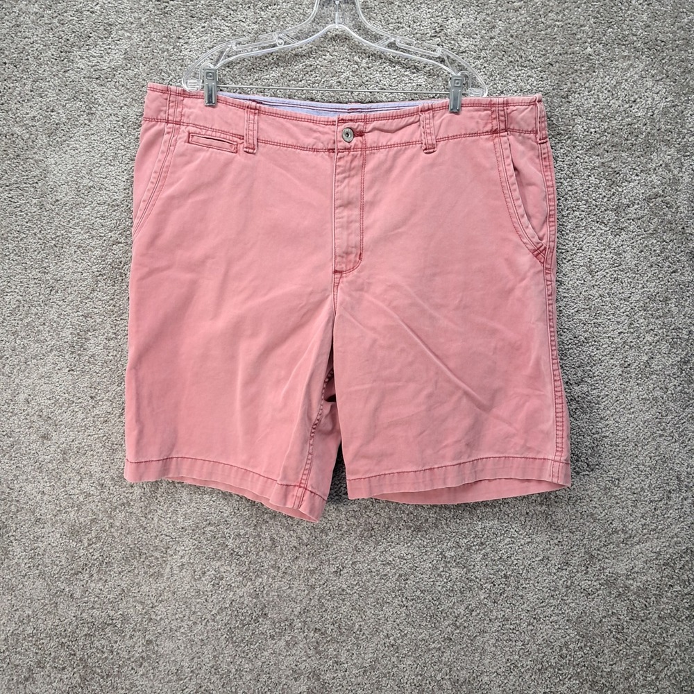 Lee Dungarees Vintage Chino Shorts Mens 42 Pink Salmon 100% Cotton 2184510